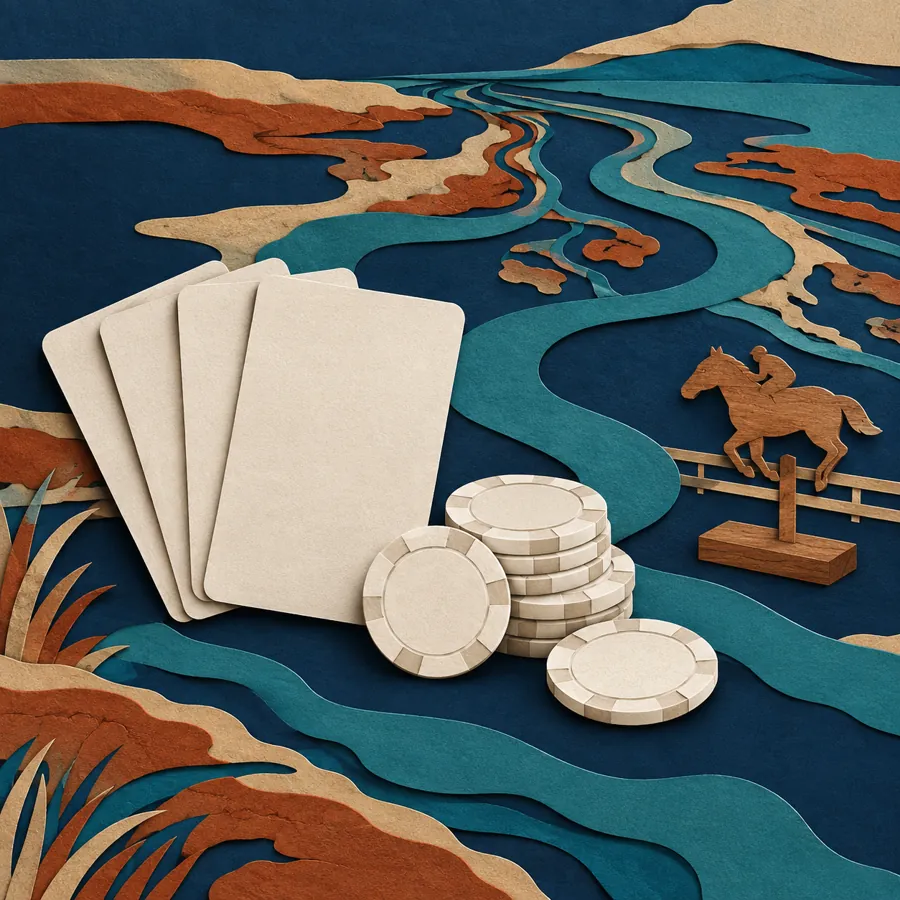 bet rivers cards and racing marker